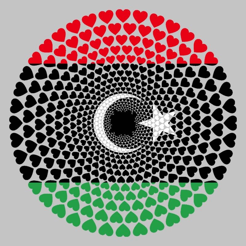 Libya Libyen ليبيا Love HERZ Mandala