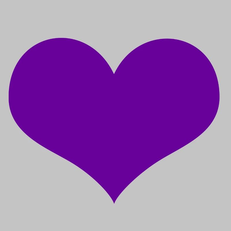 Heart Purple