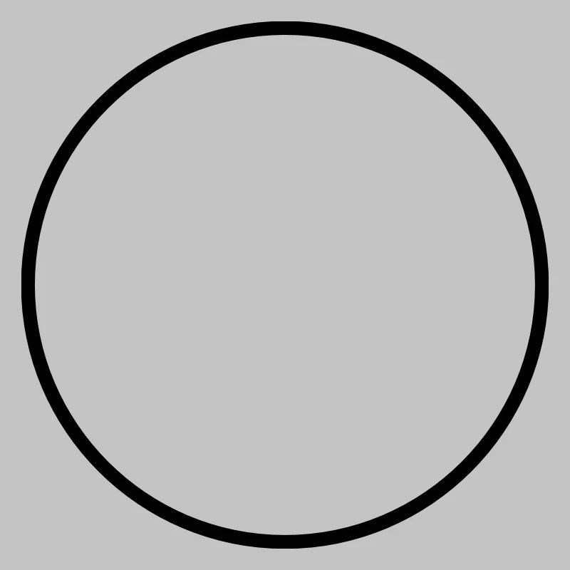 Mathematics icon - circle