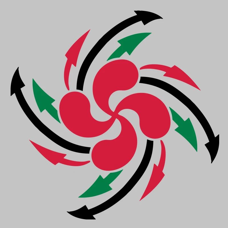 lauburu basque cross design