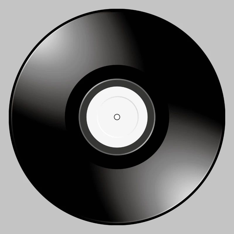 Smiley Vinyl Record