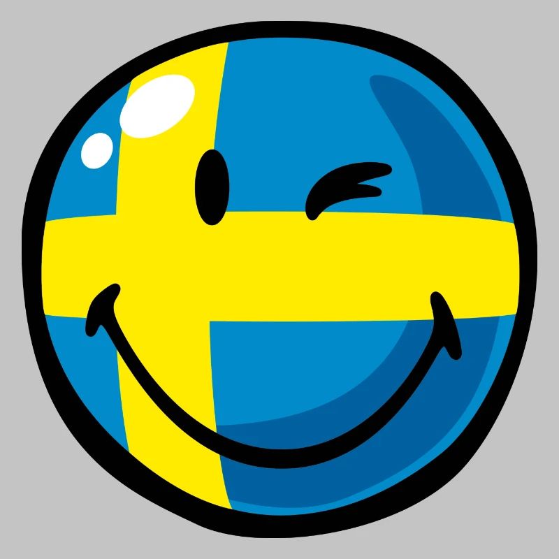 Smiley Flag Sweden