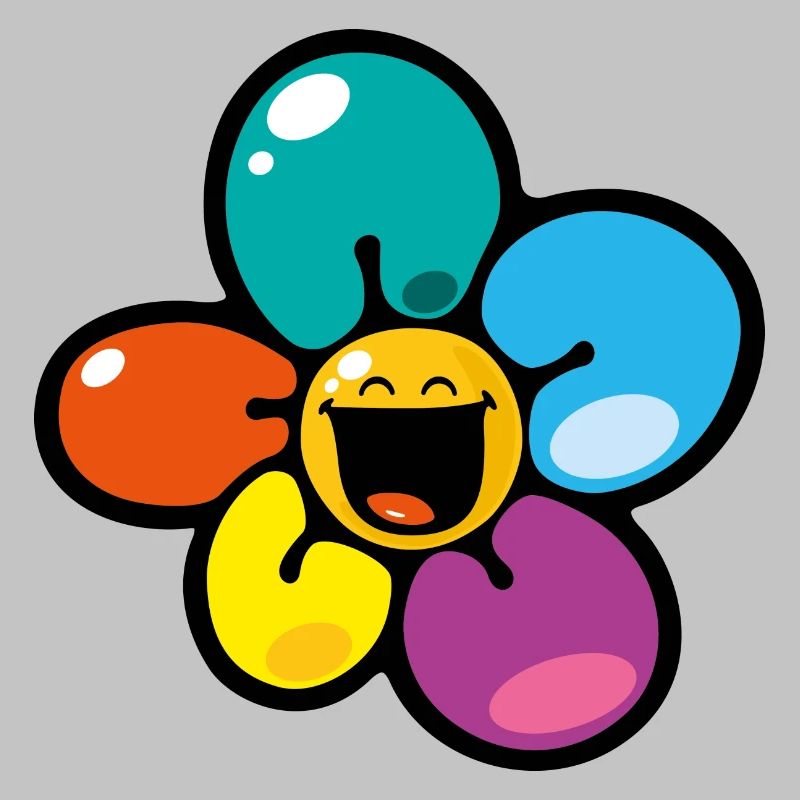 Smiley Colour Flower