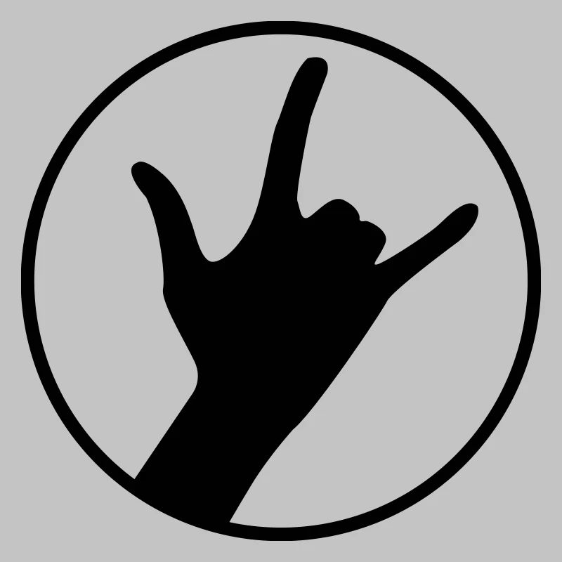 hand rock symbol