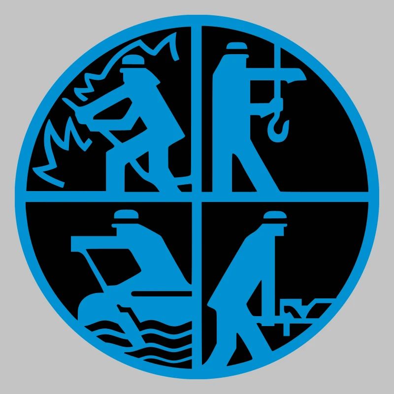 Logo Feuerwehr 2farbig