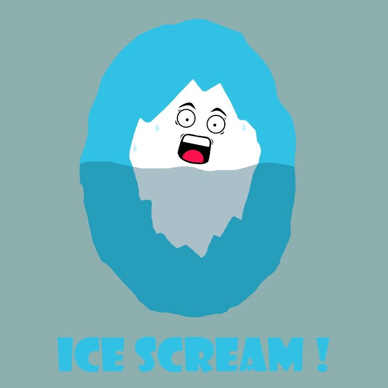 Ice Scream - message écologie humoristique