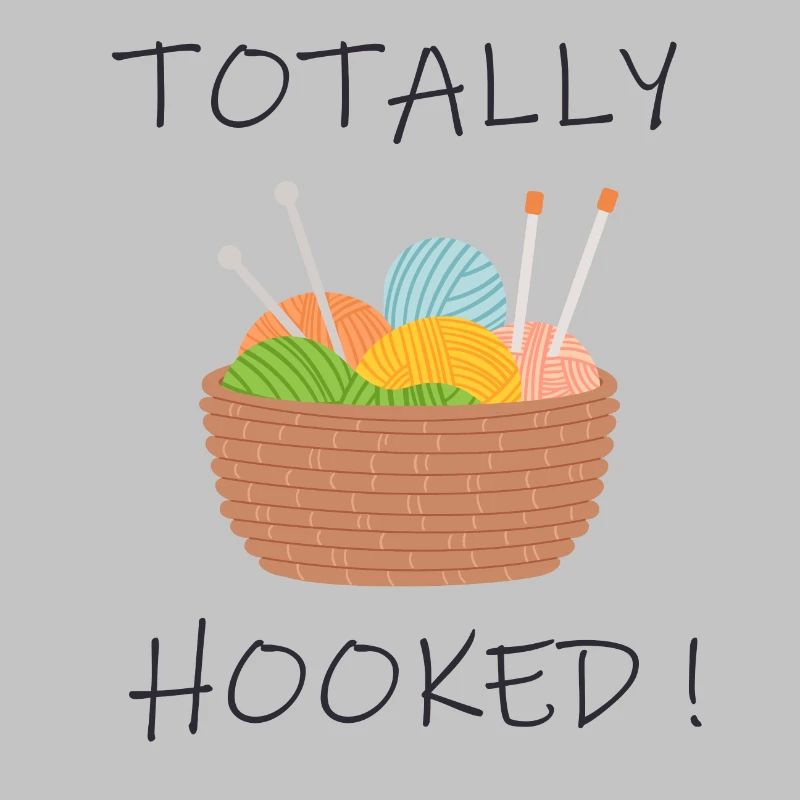 Totally hooked. For crochet et knitting.