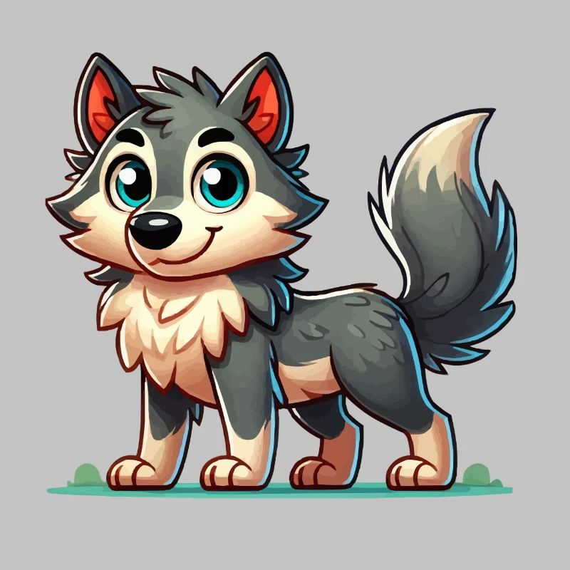 Bande dessinée loup