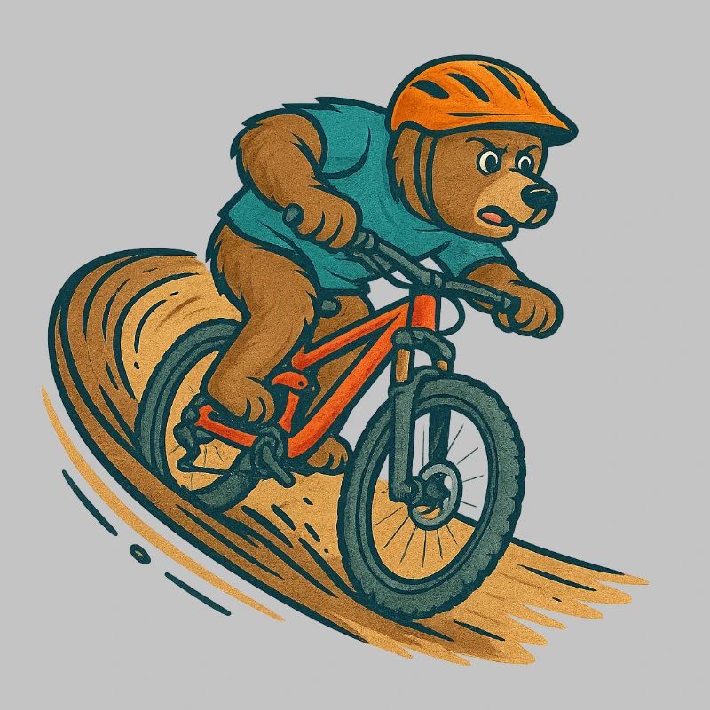 Bear in the berm – un style de dessin animé VTT bourré d’action