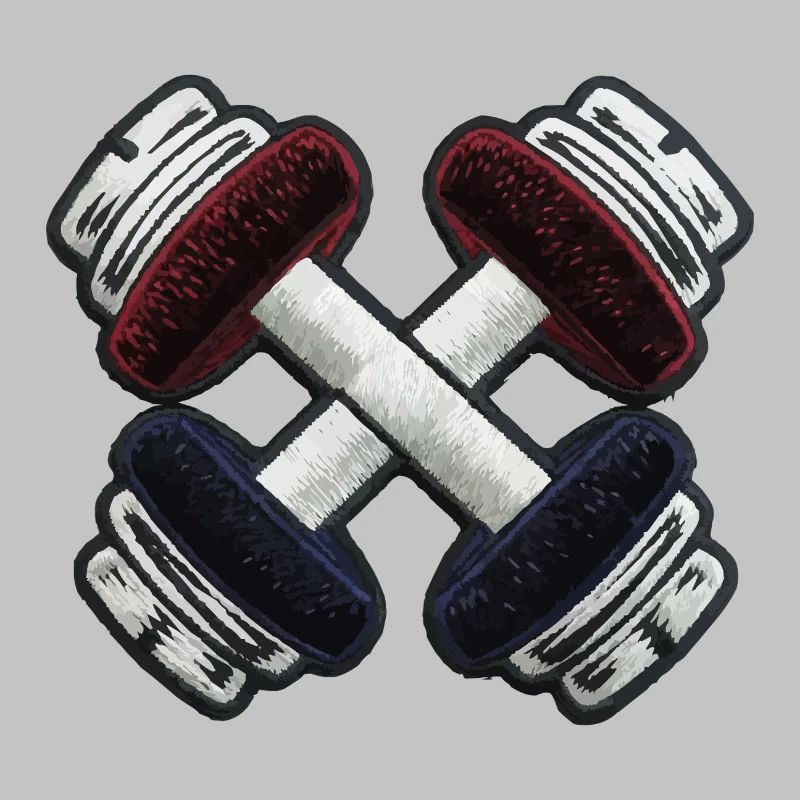 Bestickte stumme Glocken