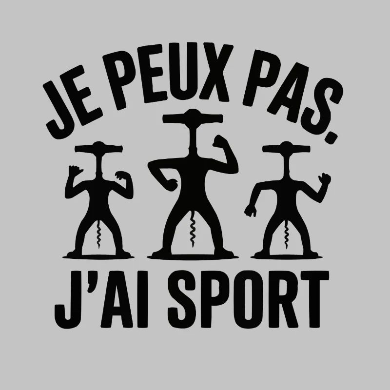 Je peux pas, j’ai sport – Tire-Bouchons Musclés