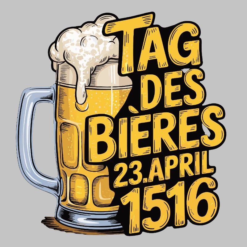 TAG DES BIERES 23. April 1516 Bierkrug Design