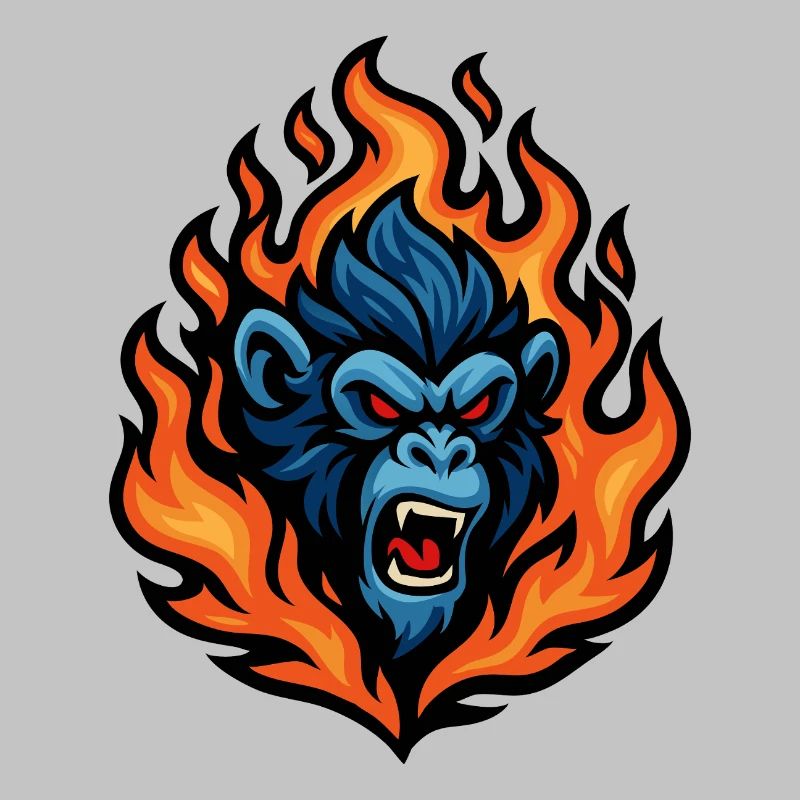 Affe – Himmelsspringer | Urbanes Zodiac-Maskottchen