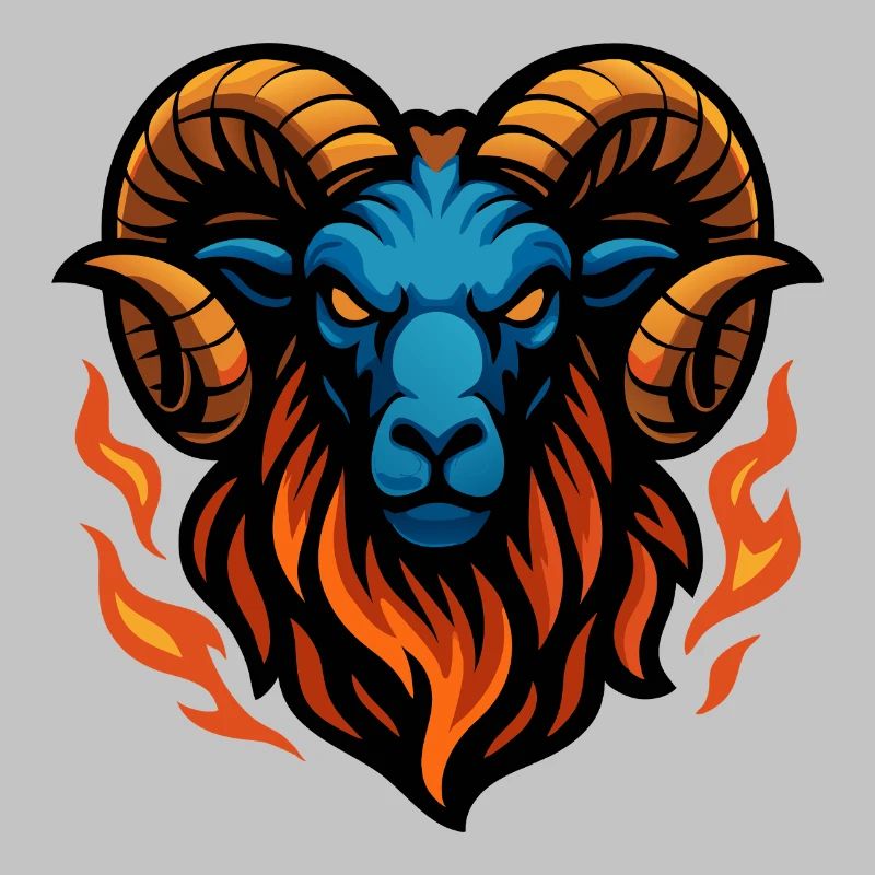 Ram – Intense Blaze | Urban Zodiac Mascot