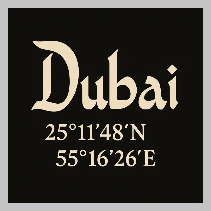 Coordonnées Dubaï Burj Khalifa