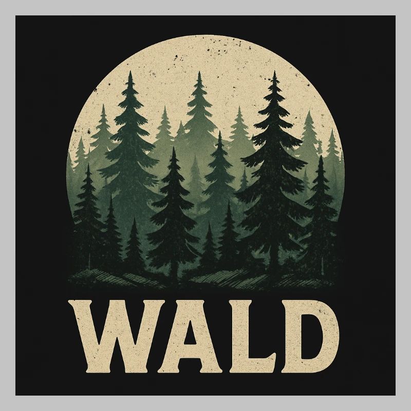 Tannenbäume Wald Design