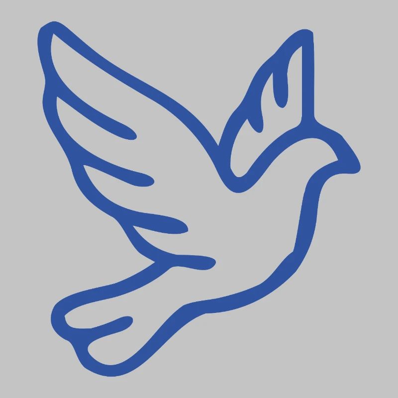 Symbole de la paix dans un élégant dessin d’une ligne