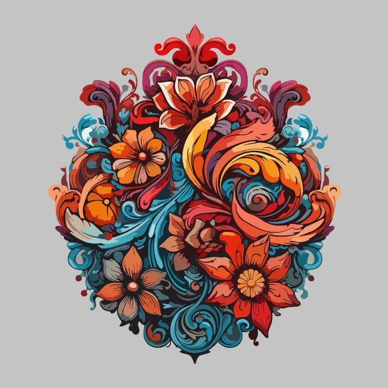 Ornement floral