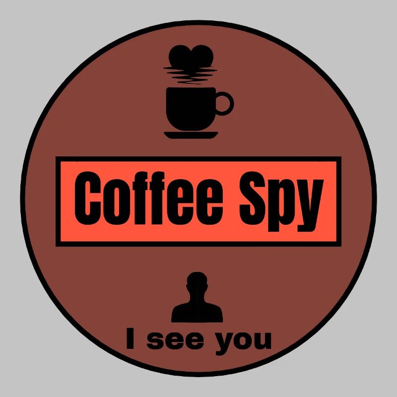 Coffee Spy : T-shirt amateur de café