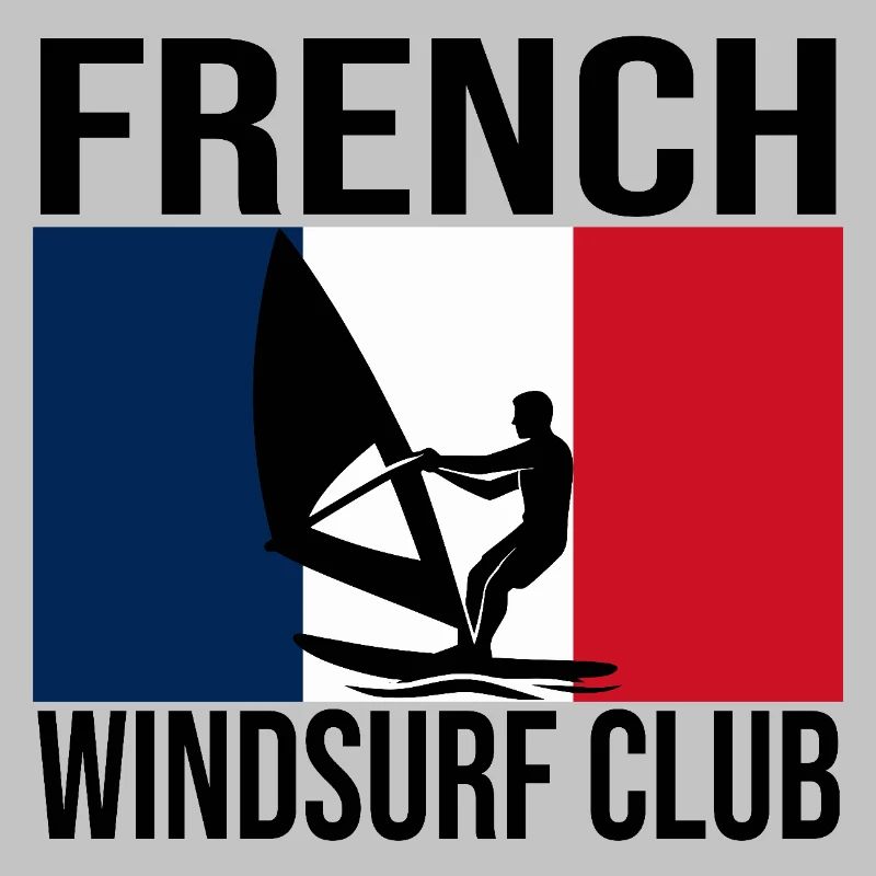 French Windsurf Club Flag Tee