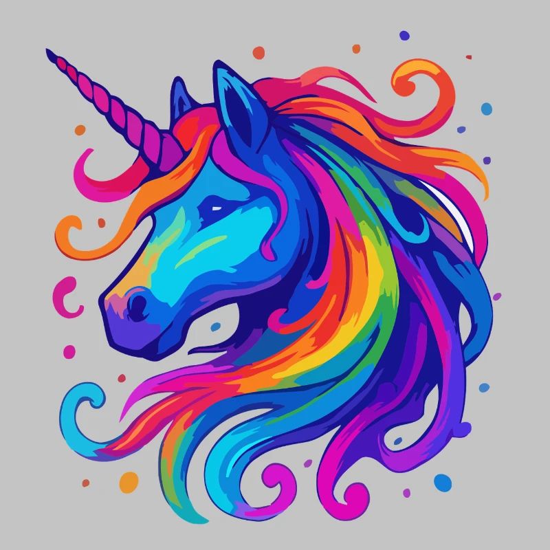 Licorne arc-en-ciel
