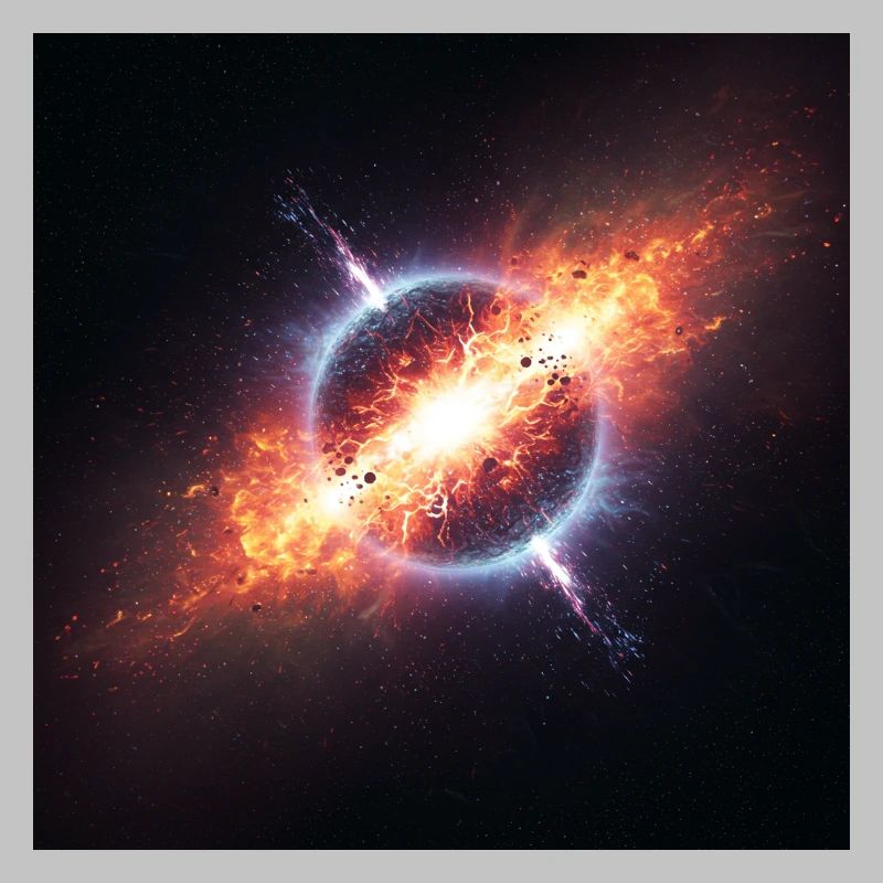 Kosmischer Orbit Kunstdruck