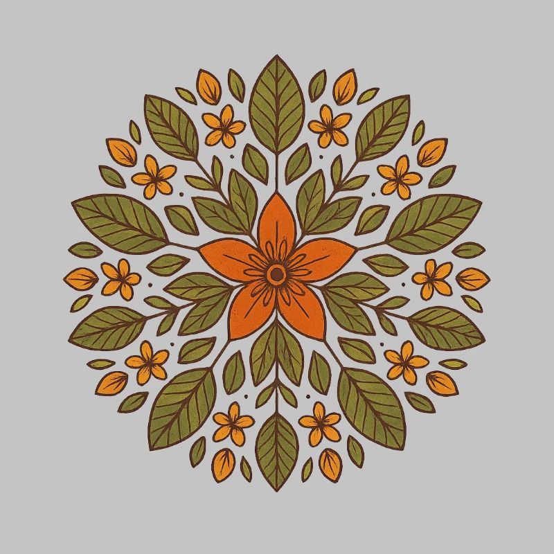 Flower Flow – Retro Mandala Spirit
