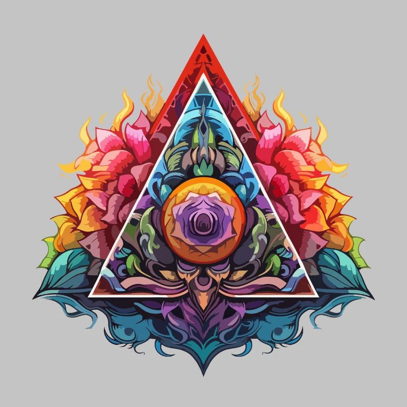 Flammenlotus Dreieck