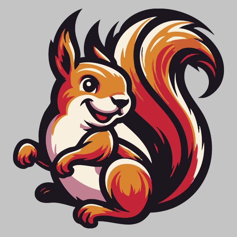 Rotes Eichhörnchen Grace
