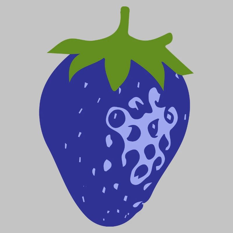 Blaue Erdbeere