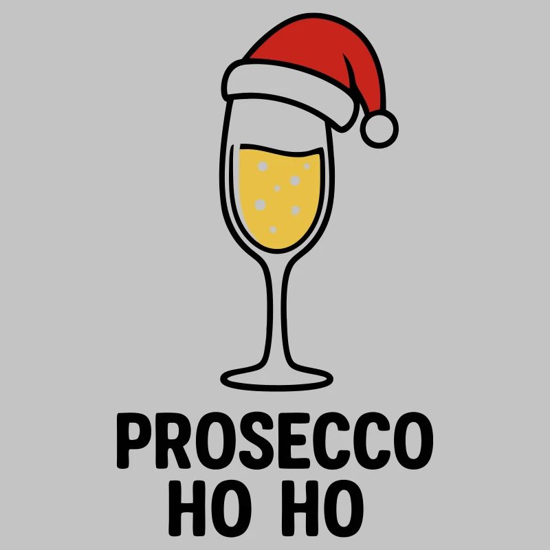 Prosecco Ho Ho – Weihnachtlicher Prosecco Pullover