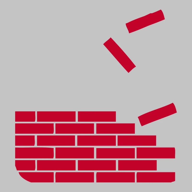 brick, construction, maison, paroi, des briques,
