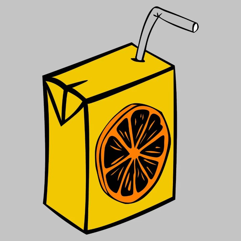 saft box karton einweg stroh orange getraenke