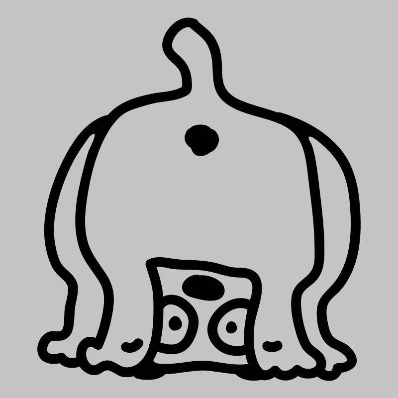 Chien de derrière - Line
