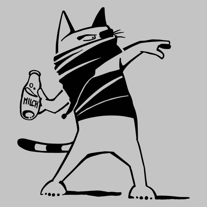 Chat contre.