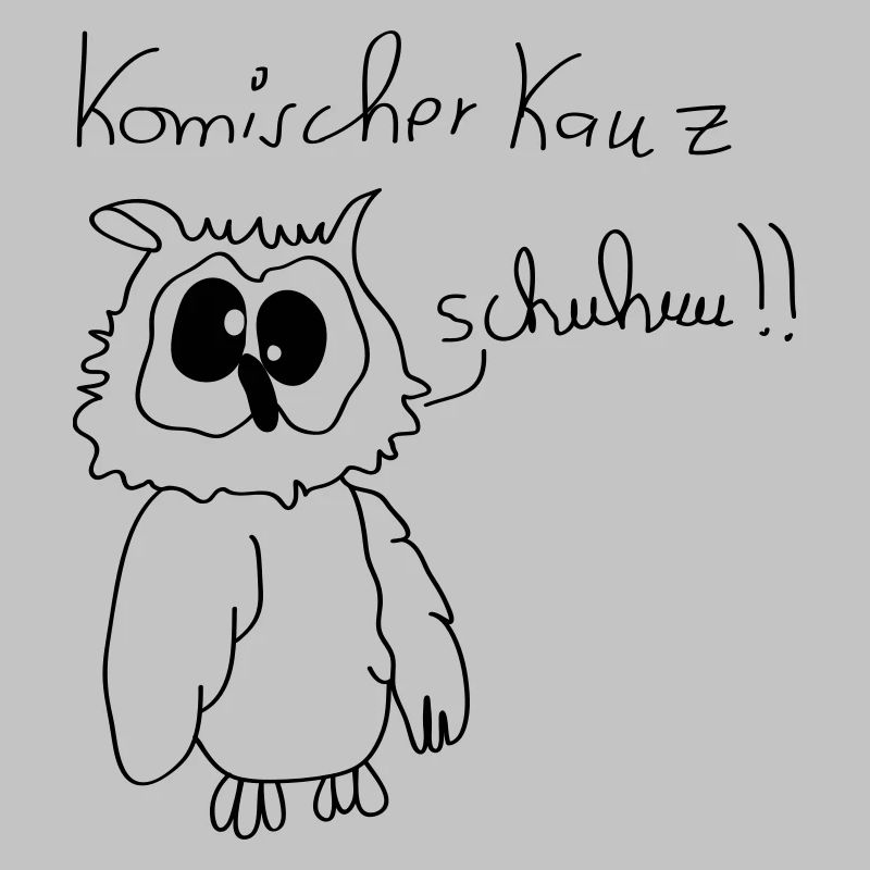 Komischer Kauz Schuhuu