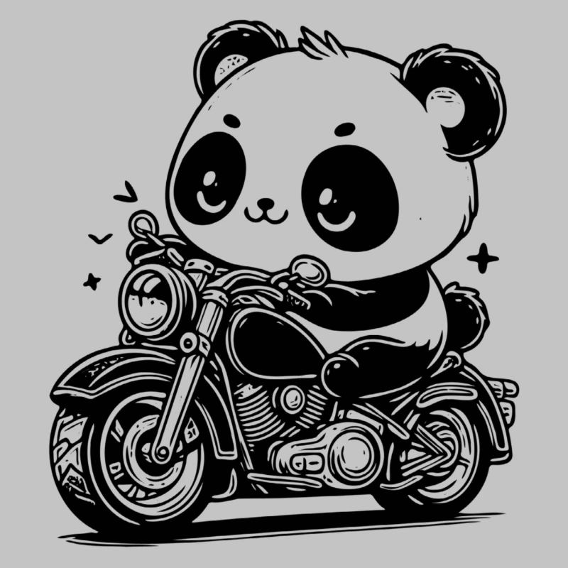 panda moto kawaii