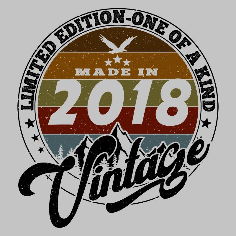Elegant Vintage: 2018 Retro Geschenk 2018 2025