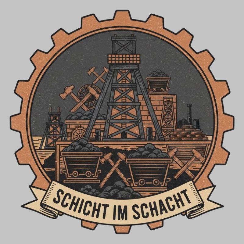 Shift in the Mine Badge Shaft