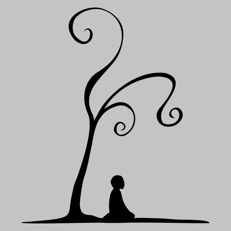 meditation under tree