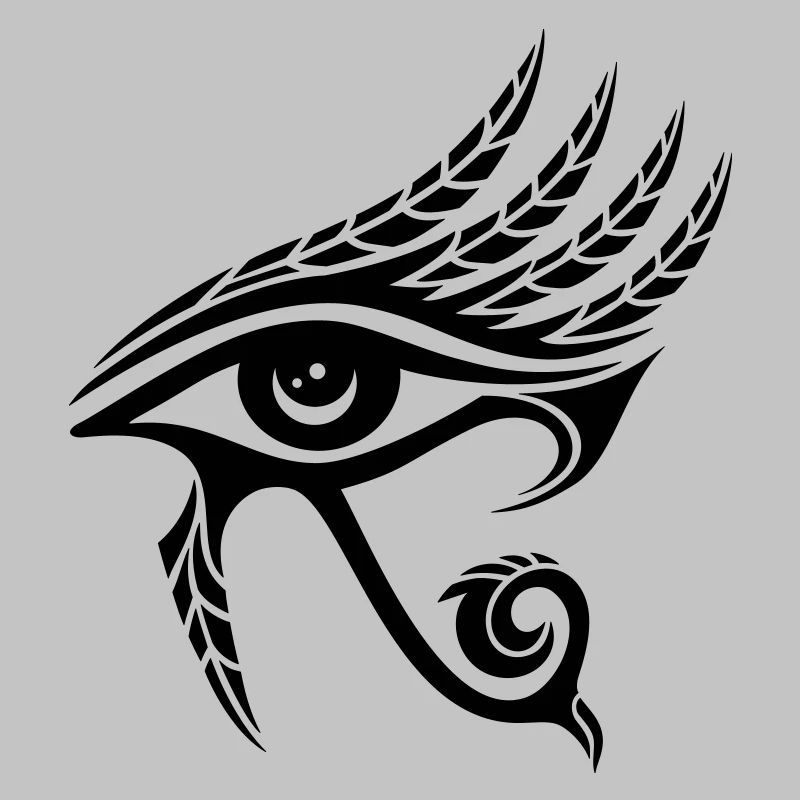 Oeil Horus, plume, Egypte, Spiritualité, Symbole