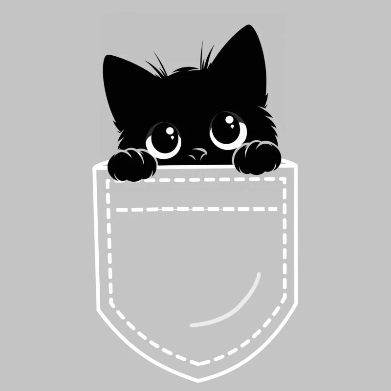 Schwarze Katze