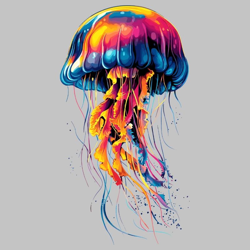 Méduse Méduse de feu Méduse Méduse mignonne