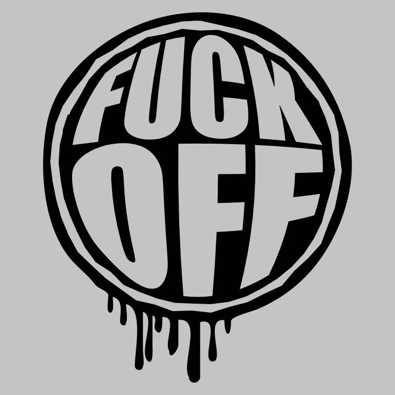 Fuck Off Kreis Graffiti