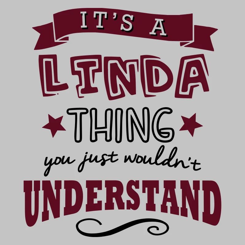 its a linda name forename thing