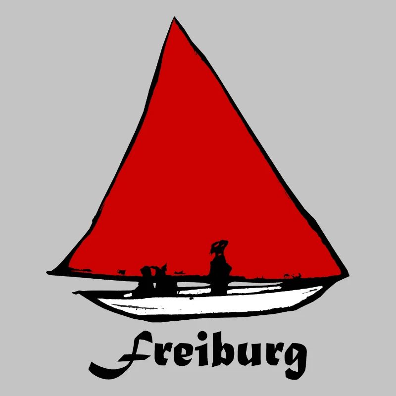 Bächleboot Rot in Freiburg Ernst Ludwig Kirchner