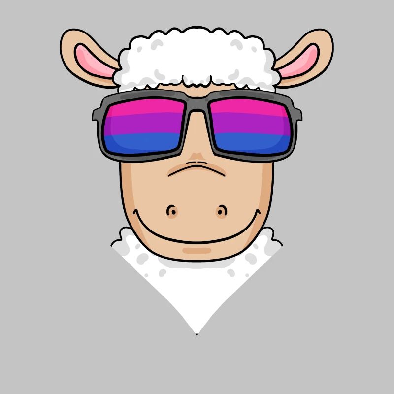 Bisexuell Schaf - Schaf mit Brille