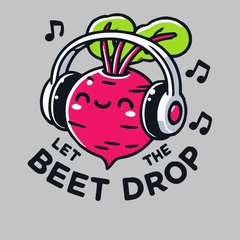 Let The Beet Drop Music Pun