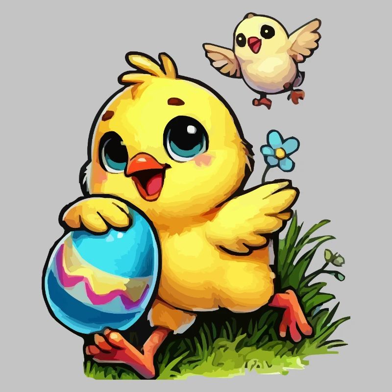 poussins Pâques