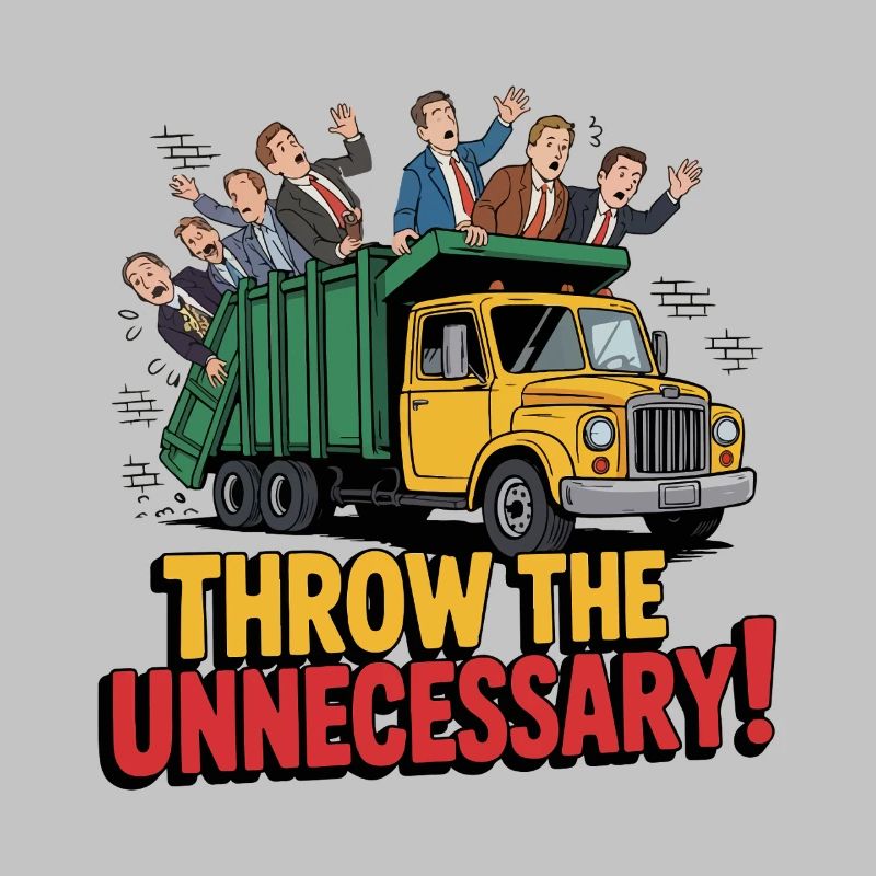 WERFEN SIE DAS UNNÖTIGE